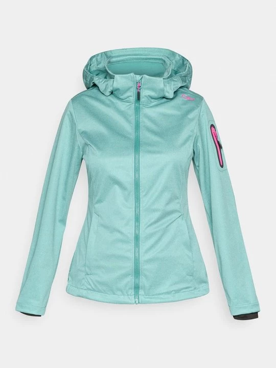 Foto van product Softshelljas CMP turquoise