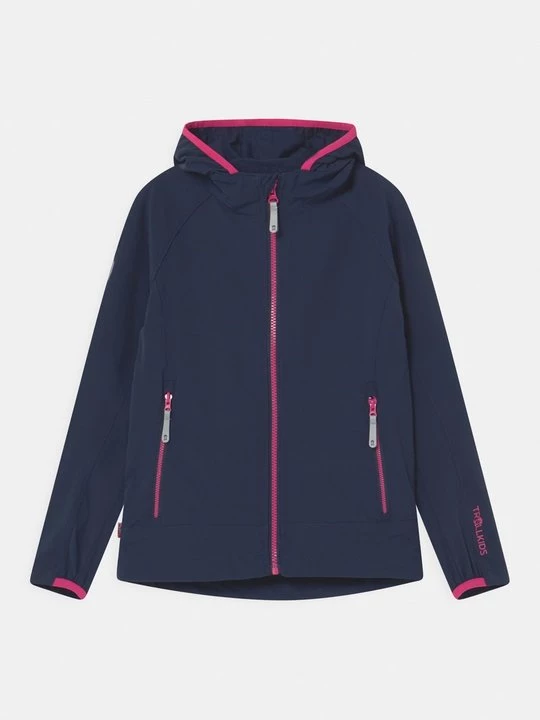 Foto van product Softshelljas Trollkids donkerblauw