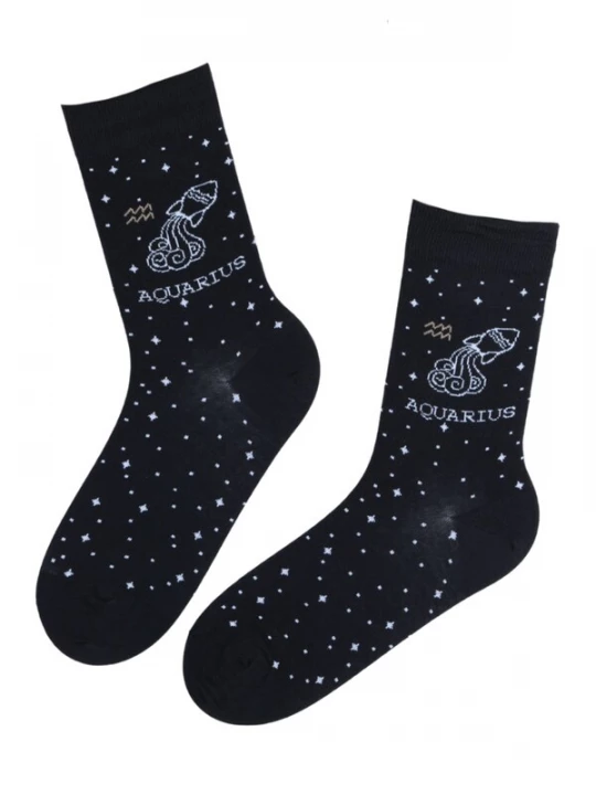 Foto van product Sokisahtel Sokken 'AQUARIUS constellation socks' zwart
