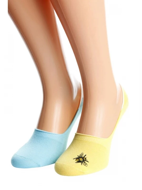 Foto van product Sokisahtel Sokken 'BEE cotton no show liners' gemengde kleuren