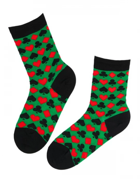 Foto van product Sokisahtel Sokken 'CASINO merino wool socks' groen