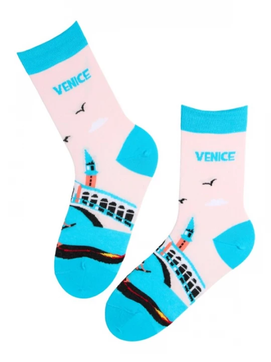 Foto van product Sokisahtel Sokken 'CITY SOCKS ROME cotton socks' pink