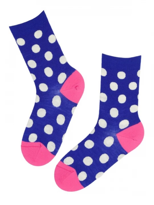 Foto van product Sokisahtel Sokken 'DOTS merino wool socks' blauw
