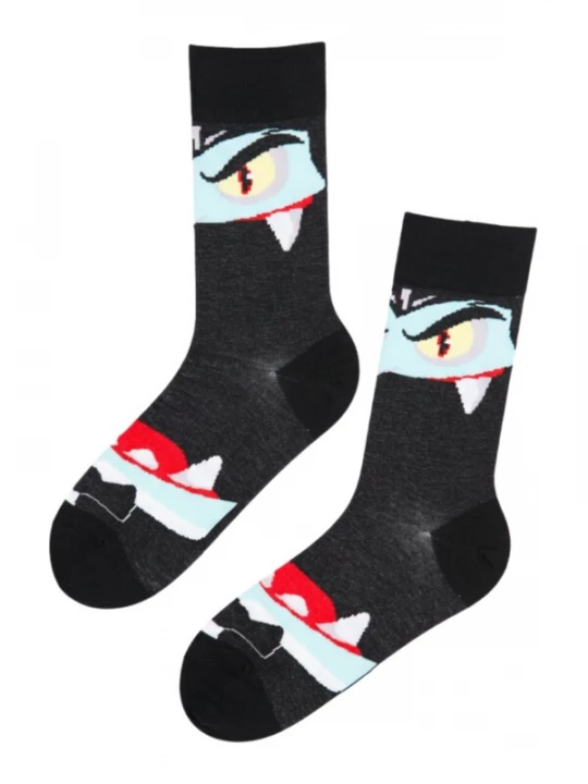 Foto van product Sokisahtel Sokken 'DRACO Halloween socks with vampires' gemengde kleuren