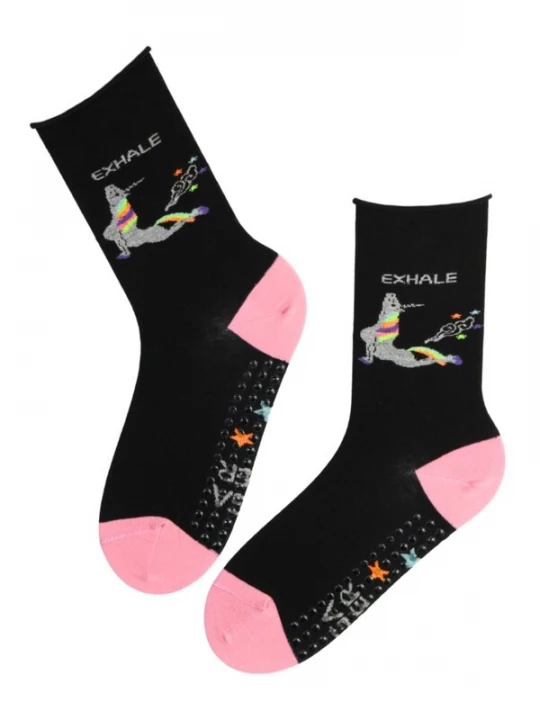 Foto van product Sokisahtel Sokken 'EXHALE anti-slip cotton socks' gemengde kleuren