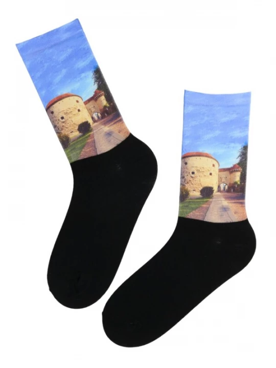 Foto van product Sokisahtel Sokken 'FAT MARGARETA print pattern socks' gemengde kleuren