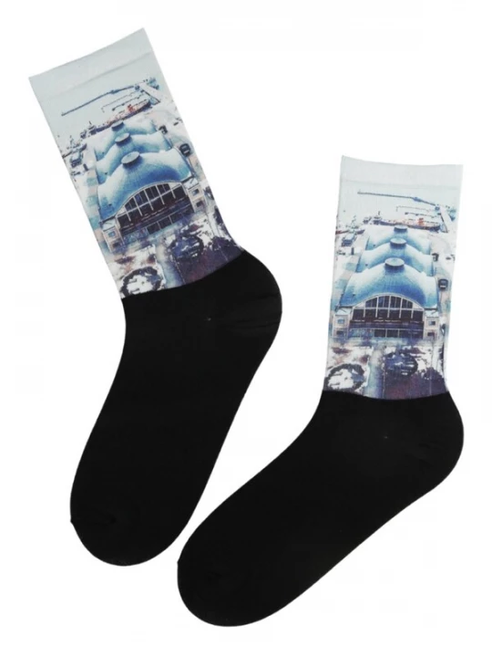 Foto van product Sokisahtel Sokken 'LENNUSADAM print pattern socks' gemengde kleuren