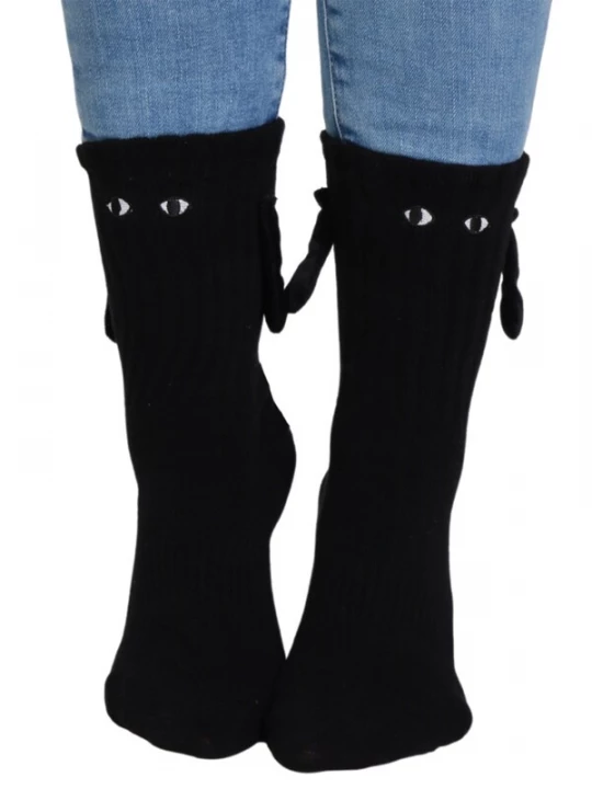 Foto van product Sokisahtel Sokken 'MAGNET socks with magnetic hands' zwart