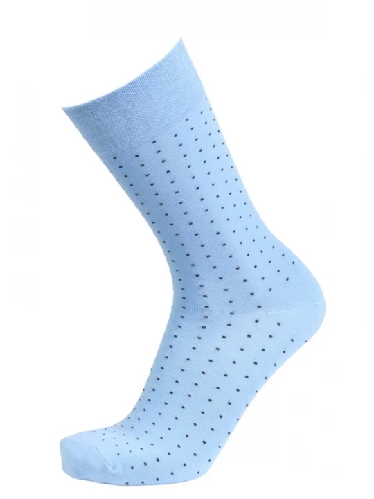 Foto van product Sokisahtel Sokken 'MARCO viscose socks with dots' lichtblauw