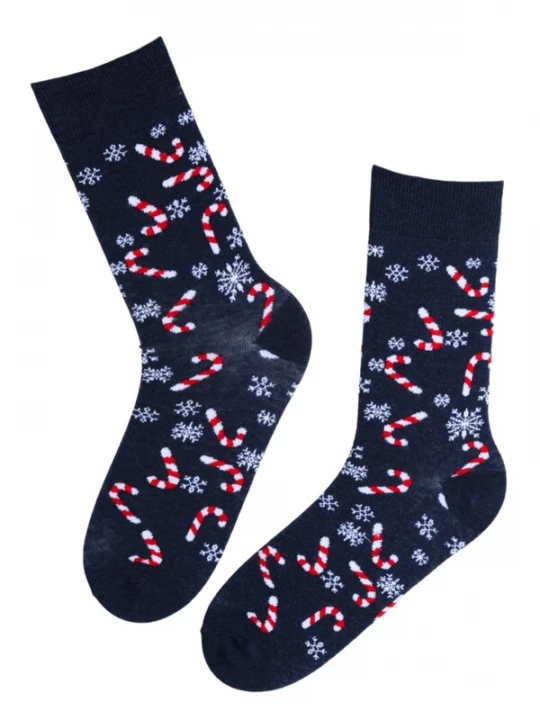 Foto van product Sokisahtel Sokken 'MEELIS cotton socks with Christmas candies' gemengde kleuren