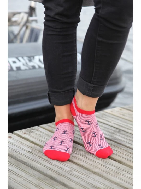 Foto van product Sokisahtel Sokken 'MERMAID socks' rood