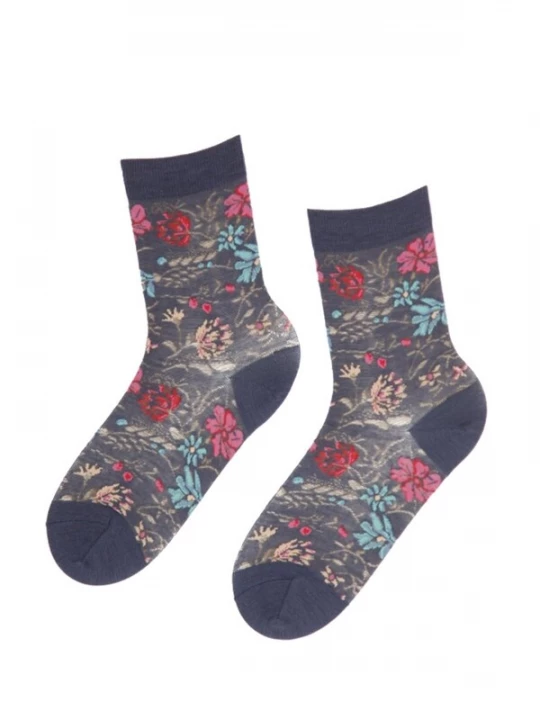 Foto van product Sokisahtel Sokken 'MIINA women's merino wool socks' donkerblauw
