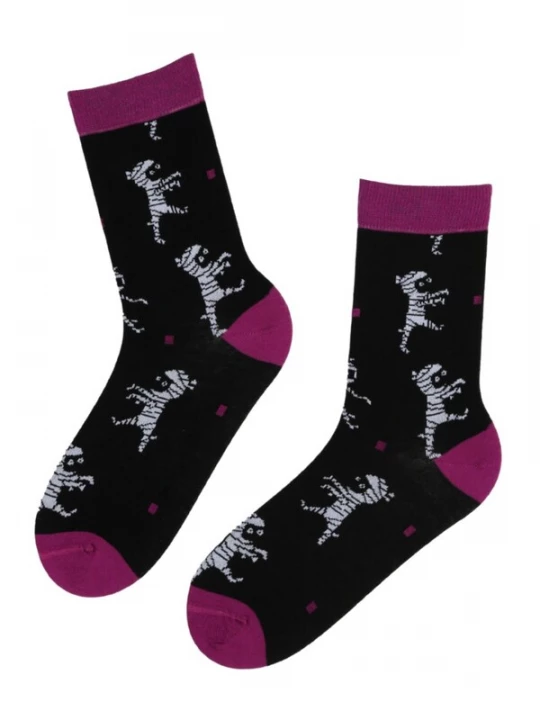 Foto van product Sokisahtel Sokken 'MUMMY halloween socks' zwart