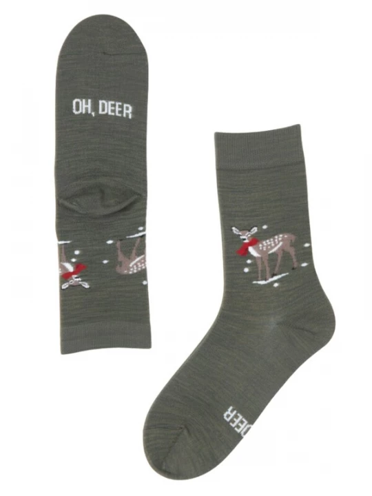 Foto van product Sokisahtel Sokken 'OH DEER' groen