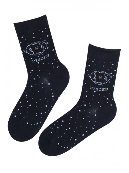 Foto van product Sokisahtel Sokken 'PISCES constellation socks' donkerblauw