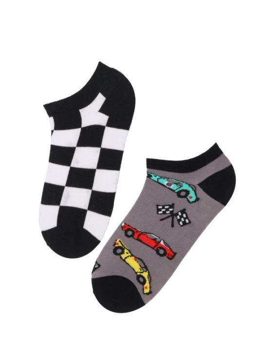 Foto van product Sokisahtel Sokken 'RACECAR low-cut cotton socks' gemengde kleuren