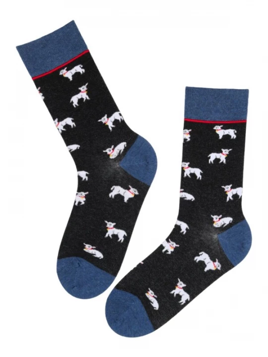 Foto van product Sokisahtel Sokken 'SHEEP cotton socks' zwart