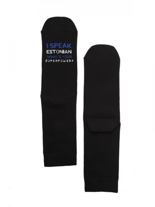 Foto van product Sokisahtel Sokken 'SUPERPOWER cotton socks for women' zwart