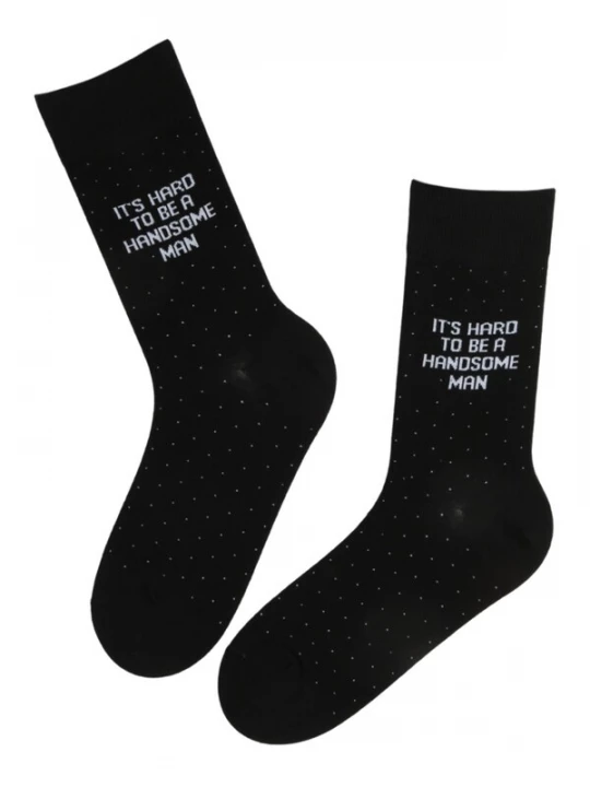 Foto van product Sokisahtel Sokken 'TAAVI cotton socks for a handsome man' zwart