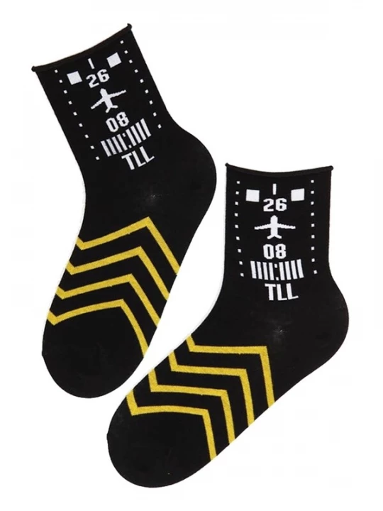 Foto van product Sokisahtel Sokken 'Tallinn Airport socks FLY AWAY' gemengde kleuren