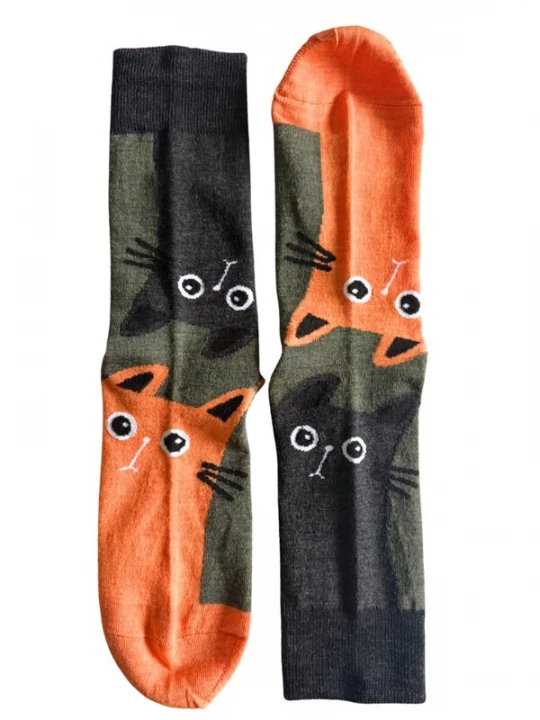 Foto van product Sokisahtel Sokken 'TOTO merino wool warm socks with cats' gemengde kleuren