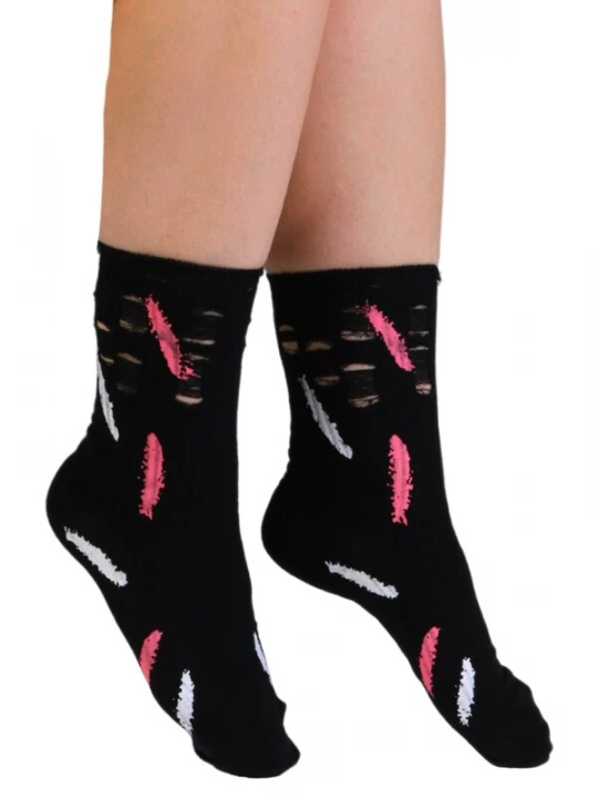 Foto van product Sokisahtel Sokken 'TREVISO torn socks' zwart