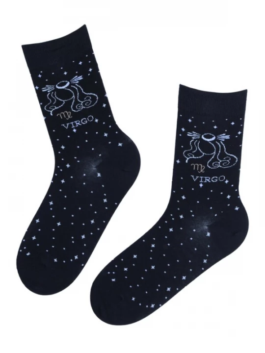 Foto van product Sokisahtel Sokken 'VIRGO constellation socks' zwart