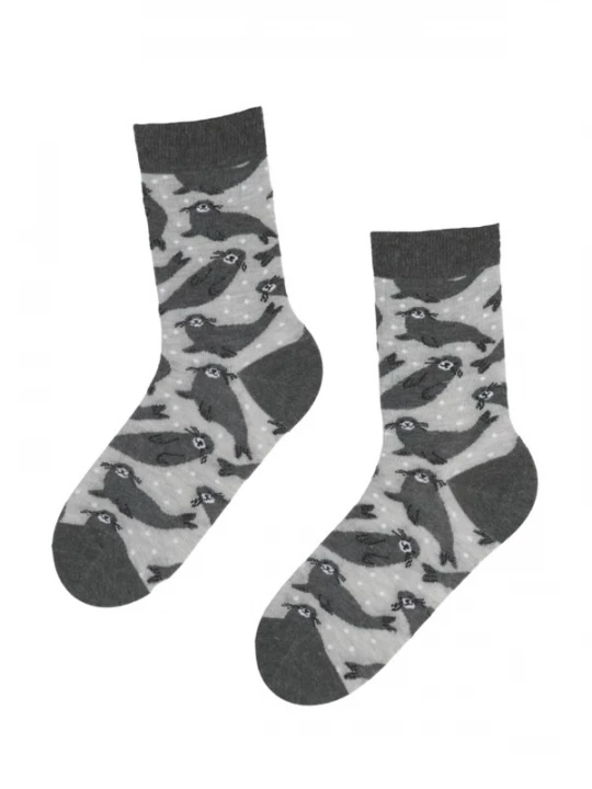 Foto van product Sokisahtel Sokken 'WINTER SEAL' grijs