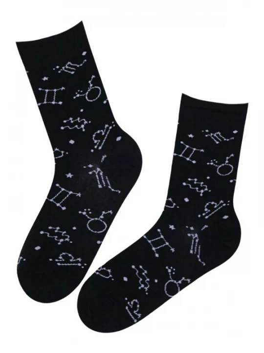 Foto van product Sokisahtel Sokken 'ZODIAC cotton socks' donkerblauw