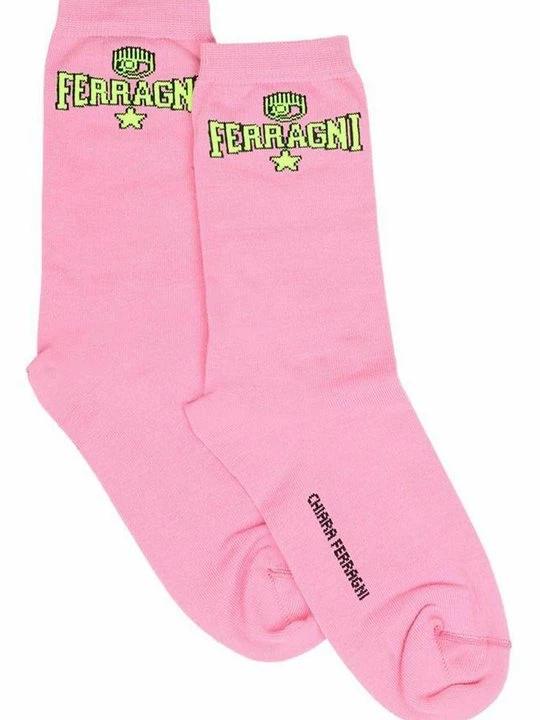 Foto van product Sokken Chiara Ferragni donkerroze