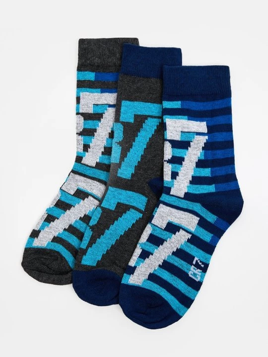 Foto van product Sokken CR7 Cristiano Ronaldo donkergrijs gemêleerd