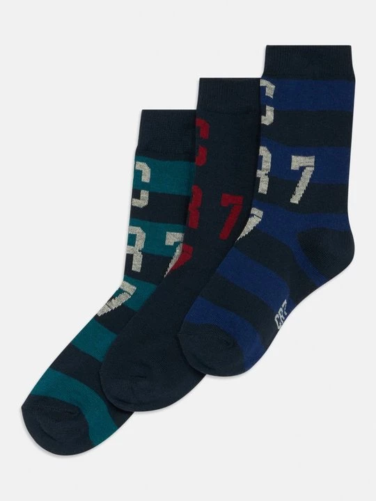 Foto van product Sokken CR7 Cristiano Ronaldo gemêleerd zwart
