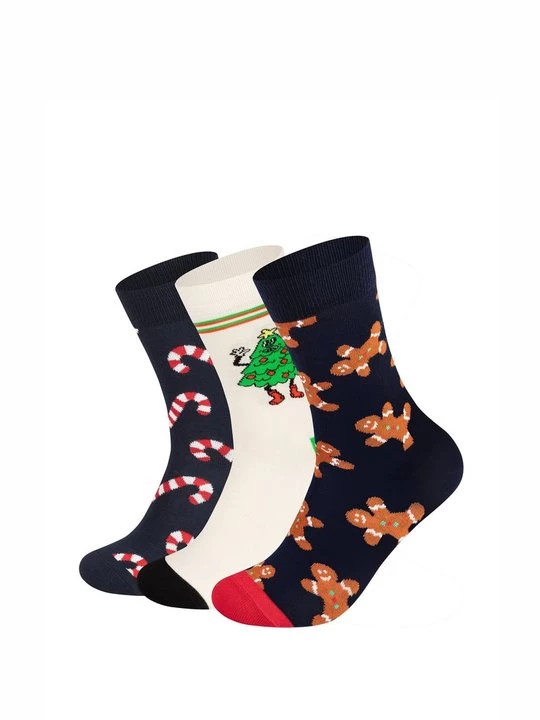 Foto van product Sokken Happy Socks donkerblauw denim