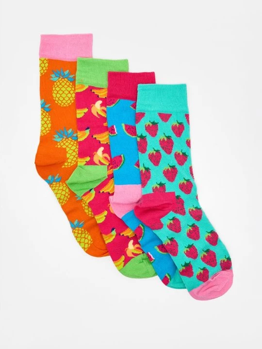 Foto van product Sokken Happy Socks donkerroze