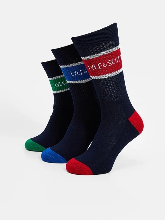 Foto van product Sokken Lyle & Scott donkerblauw