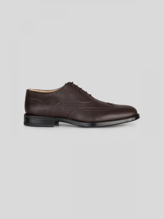Foto van product Solari Milano Veterschoen 'Brogue' donkerbruin