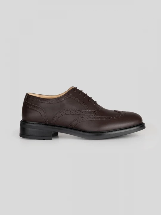 Foto van product Solari Milano Veterschoen 'Brogue' donkerbruin