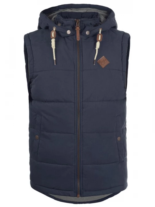 Foto van product !Solid Bodywarmer 'Dry' blauw / bruin