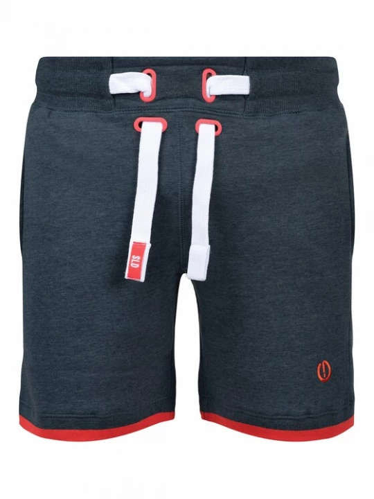 Foto van product !Solid Broek 'Benjamin' donkerblauw / bloedrood / wit