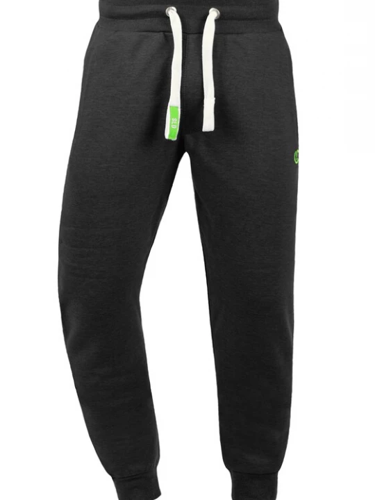 Foto van product !Solid Broek 'Benn' donkergrijs / groen / wit