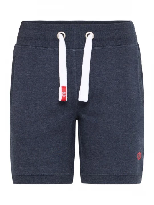 Foto van product !Solid Broek navy / bloedrood / wit