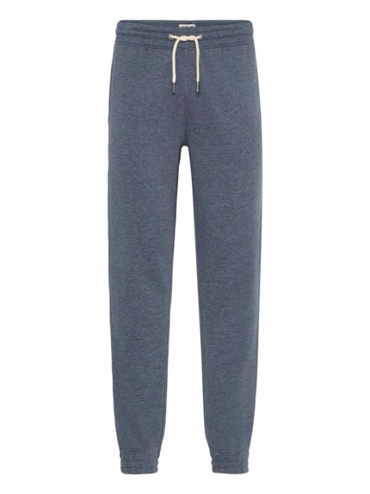 Foto van product !Solid Broek 'SIMAS' blauw gemêleerd / wit