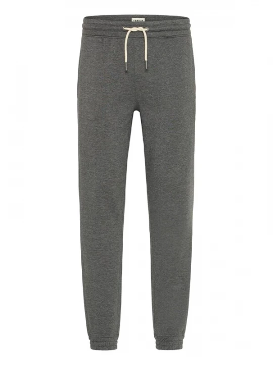 Foto van product !Solid Broek 'SIMAS' grijs gemêleerd / wit