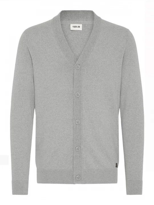 Foto van product !Solid Gebreid vest 'Akalma' grijs