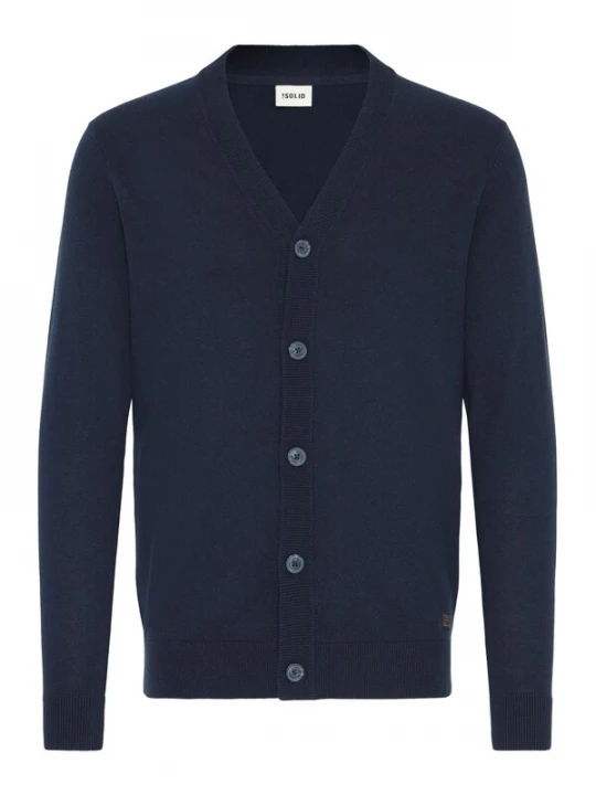 Foto van product !Solid Gebreid vest 'Akalma' navy