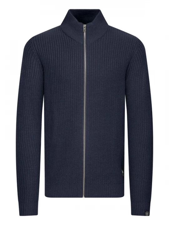 Foto van product !Solid Gebreid vest 'Arno' navy