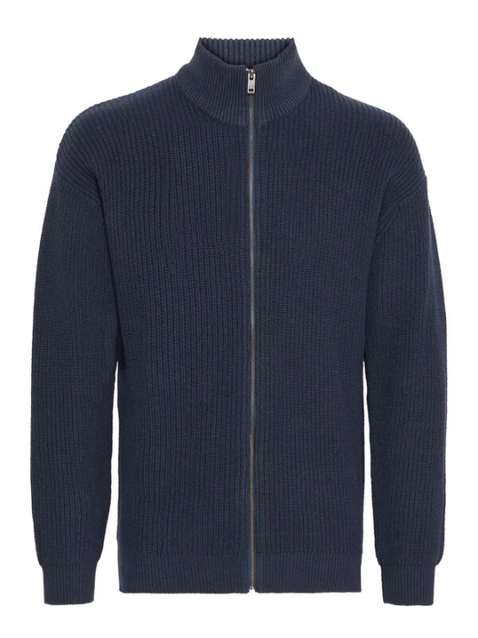 Foto van product !Solid Gebreid vest blauw