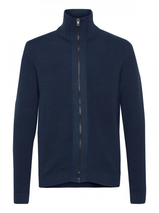 Foto van product !Solid Gebreid vest donkerblauw