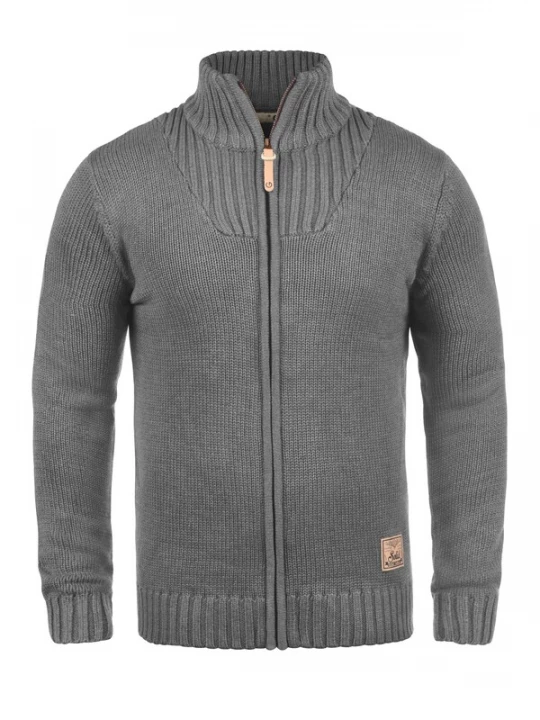 Foto van product !Solid Gebreid vest 'Poul' grijs