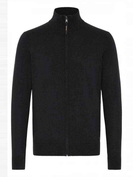 Foto van product !Solid Gebreid vest ' SDAKALAS ' zwart